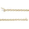 Thumbnail Image 2 of 1/5 CT. T.W. Composite Marquise Diamond Cascading Flames Bracelet in 10K Gold - 7.25"