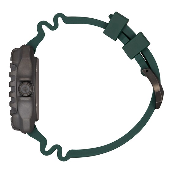 Men's Citizen Eco-DriveÂ® Promaster Gunmetal Grey Super Titaniumâ¢ Strap Watch with Green Dial (Model: Bn0228-06W)