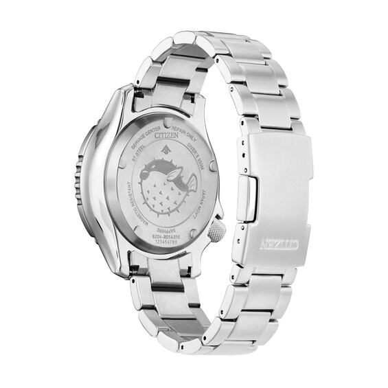 Men's Citizen Promaster Diver Two-Tone Automatic Watch with Green Dial (Model: Ny0151-59X)