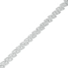 Thumbnail Image 1 of 1/2 CT. T.W. Diamond Marquise Line Bracelet in 10K White Gold - 7.5"