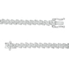 Thumbnail Image 3 of 1/2 CT. T.W. Diamond Marquise Line Bracelet in 10K White Gold - 7.5"