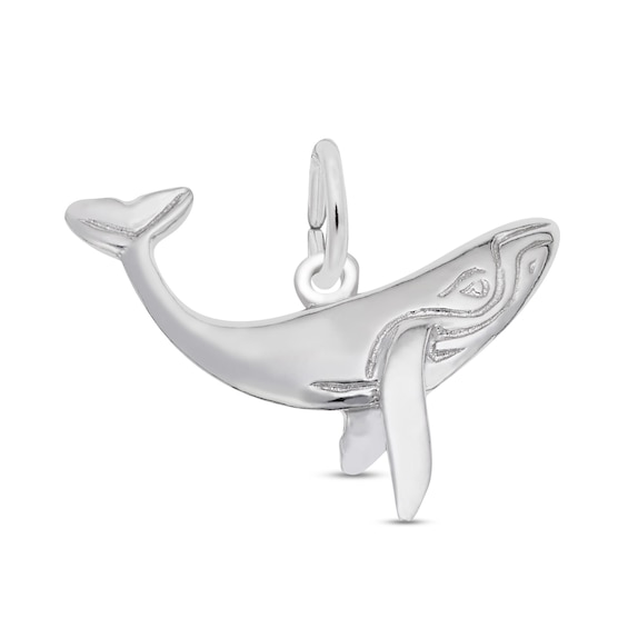 Rembrandt CharmsÂ® Whale in Sterling Silver