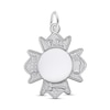 Thumbnail Image 1 of Rembrandt Charms® Fire Department Badge in Sterling Silver