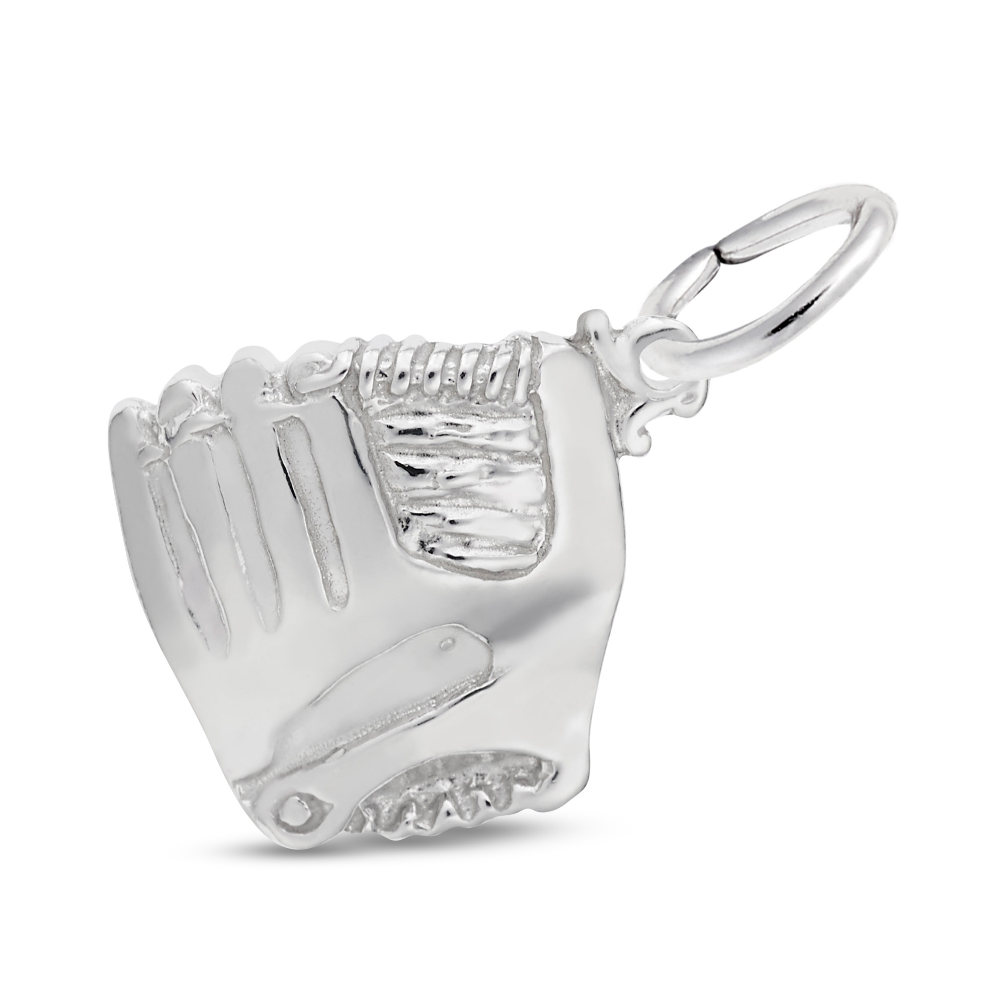 Main Image 2 of Rembrandt Charms® Baseball Mitt in Sterling Silver
