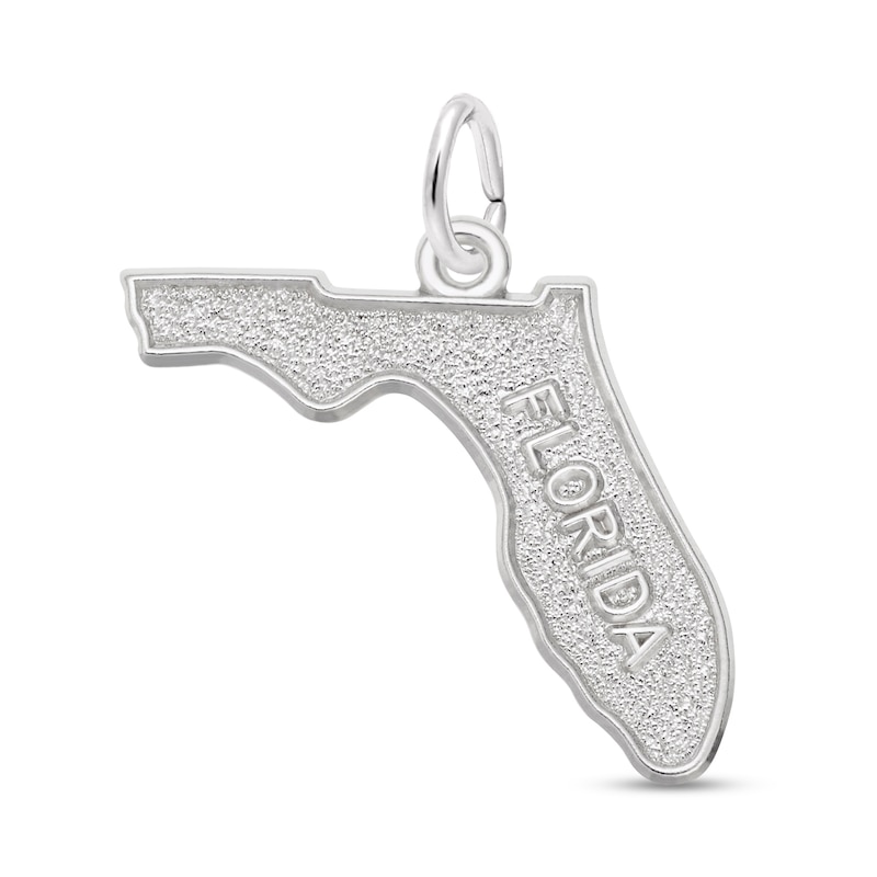 Main Image 1 of Rembrandt Charms® State of FLORIDA in Sterling Silver
