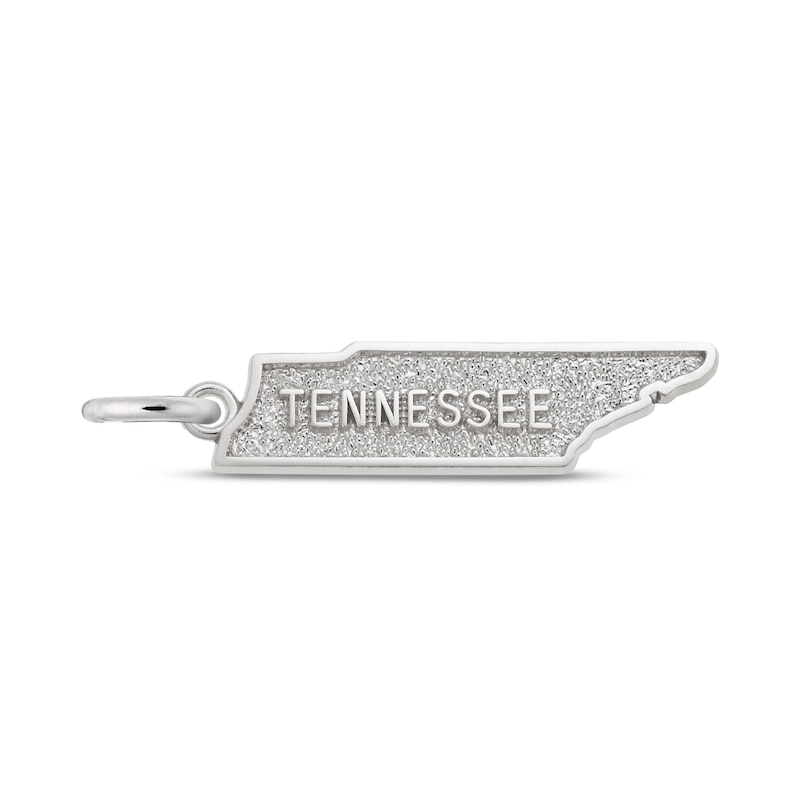 Main Image 1 of Rembrandt Charms® State of TENNESSEE in Sterling Silver