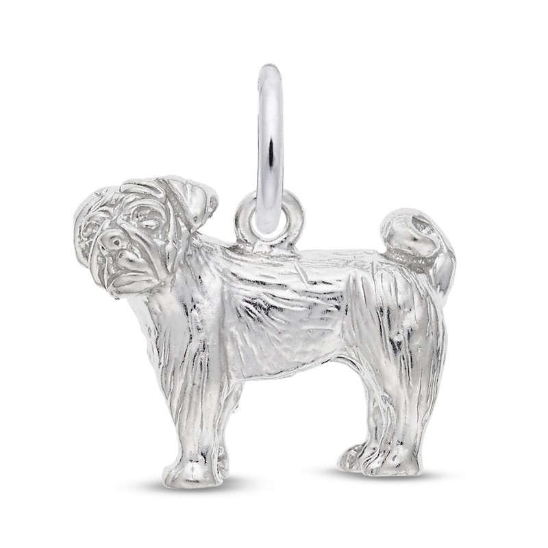 Main Image 1 of Rembrandt Charms® Pug in Sterling Silver