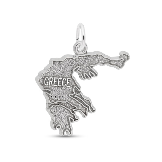Rembrandt CharmsÂ® Country of Greece in Sterling Silver