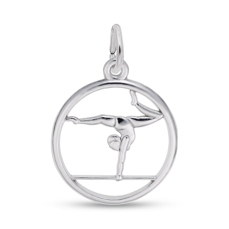 Main Image 1 of Rembrandt Charms® Gymnast in Sterling Silver