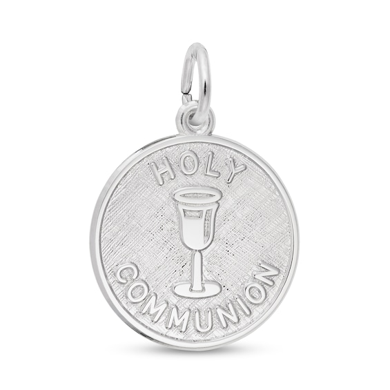 Rembrandt CharmsÂ® Holy Communion Medallion in Sterling Silver