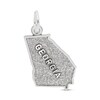 Thumbnail Image 1 of Rembrandt Charms® State of GEORGIA in Sterling Silver