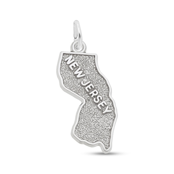 Rembrandt Charms® State of NEW Jersey in Sterling Silver
