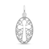 Thumbnail Image 0 of Rembrandt Charms® Filigree Cross in Sterling Silver