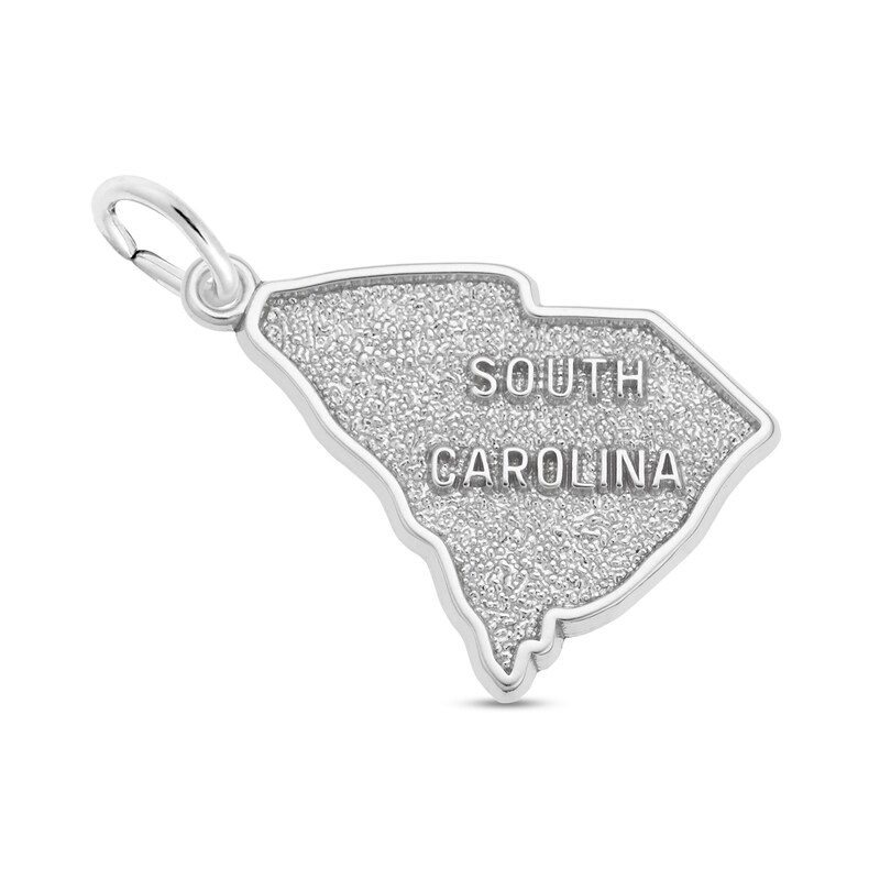 Main Image 1 of Rembrandt Charms® State of SOUTH CAROLINA in Sterling Silver