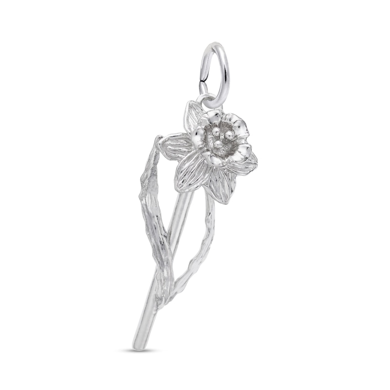 Main Image 1 of Rembrandt Charms® Daffodil in Sterling Silver