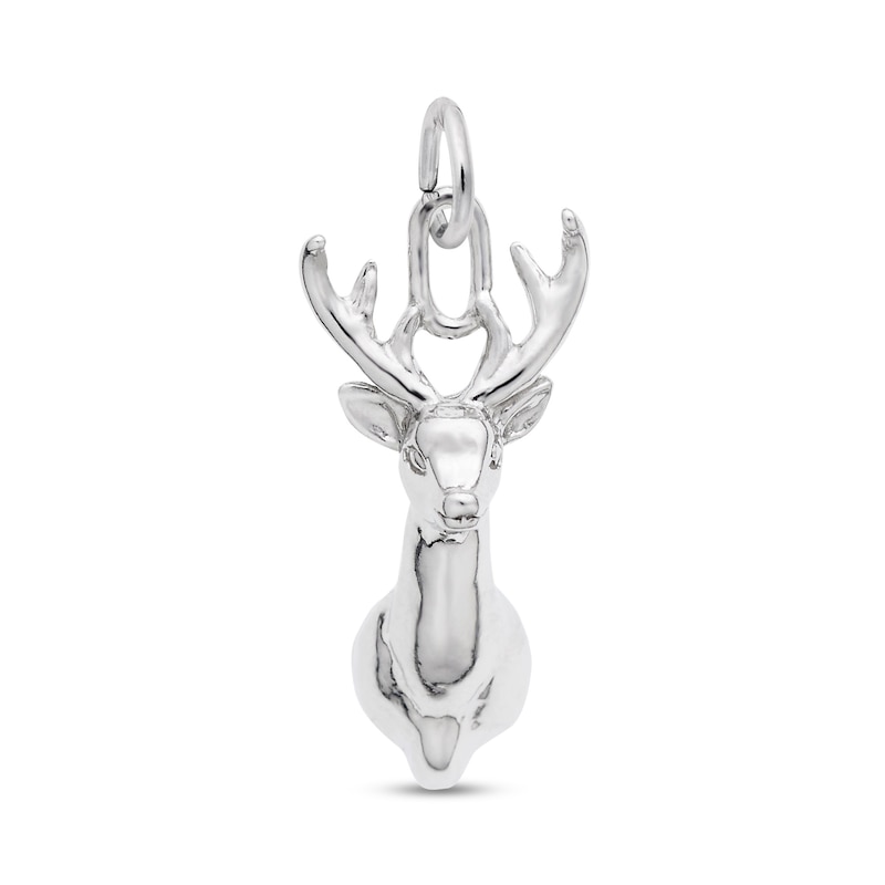 Main Image 1 of Rembrandt Charms® Deer Head in Sterling Silver