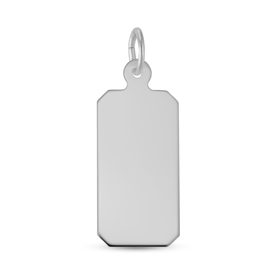 Rembrandt CharmsÂ® Dog Tag Disc in Sterling Silver