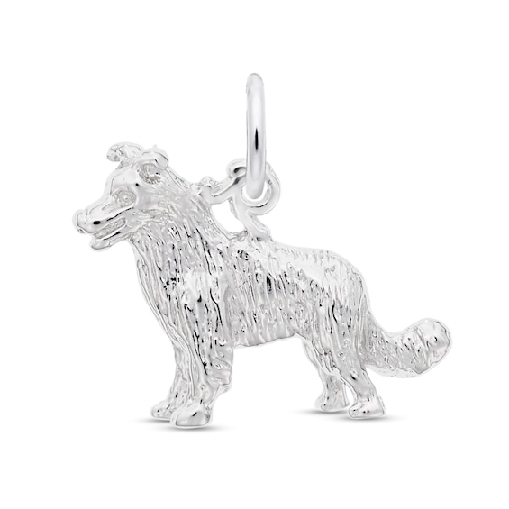 Rembrandt Charms® Border Collie in Sterling Silver