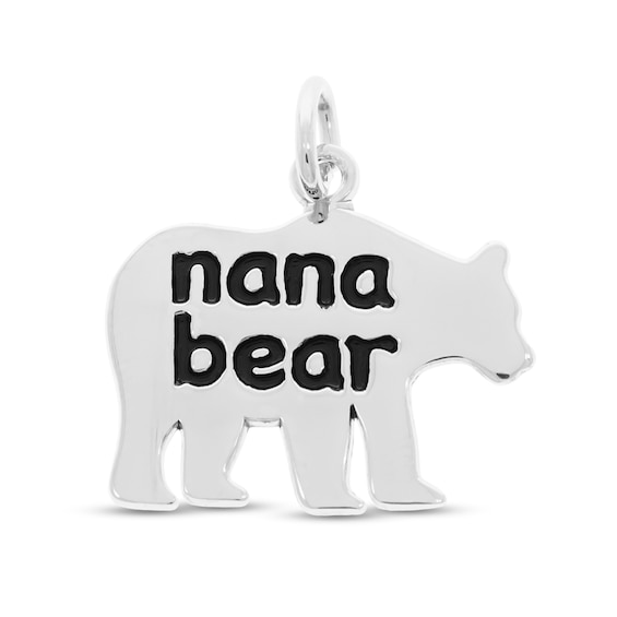 Rembrandt CharmsÂ® "nana" Bear in Sterling Silver