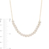 Thumbnail Image 3 of Cultured Freshwater Pearl Choker Necklace in 10K Gold - 16"