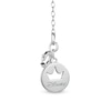 Thumbnail Image 2 of Enchanted Disney Belle 1/10 CT. T.W. Diamond Frame Rose Pendant in 10K Two-Tone Gold – 19"