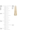 Thumbnail Image 3 of 1/4 CT. T.W. Diamond Graduated Hoop Earrings in 10K Gold