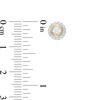 Thumbnail Image 3 of 1/2 CT. T.W. Diamond Frame Stud Earrings in 10K Gold