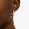 Thumbnail Image 2 of 1 CT. T.W. Diamond Graduated Hoop Earrings in 10K Gold