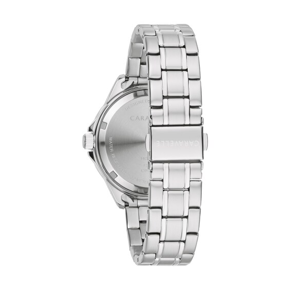 Ladies' Caravelle by Bulova Aqualuxx Crystal Accent Watch with Blue Dial (Model: 43M122)