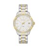 Thumbnail Image 0 of Ladies' Caravelle by Bulova Aqualuxx Crystal Accent Two-Tone Watch with Silver-Tone Dial (Model: 45M120)