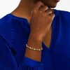 Thumbnail Image 2 of 1 CT. T.W. Multi-Diamond Interlocking Bracelet in 10K Gold – 7.5"