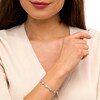 Thumbnail Image 2 of 2 CT. T.W. Multi-Diamond Frame Link Bracelet in 10K White Gold – 7.5"