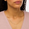 Thumbnail Image 2 of 1/5 CT. T.W. Diamond Station Necklace in 10K Gold