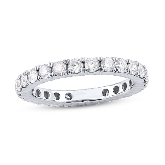 1-1/2 CT. T.w. Diamond Eternity Band in 14K White Gold