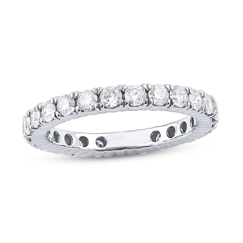 Main Image 1 of 1-1/2 CT. T.W. Diamond Eternity Band in 14K White Gold