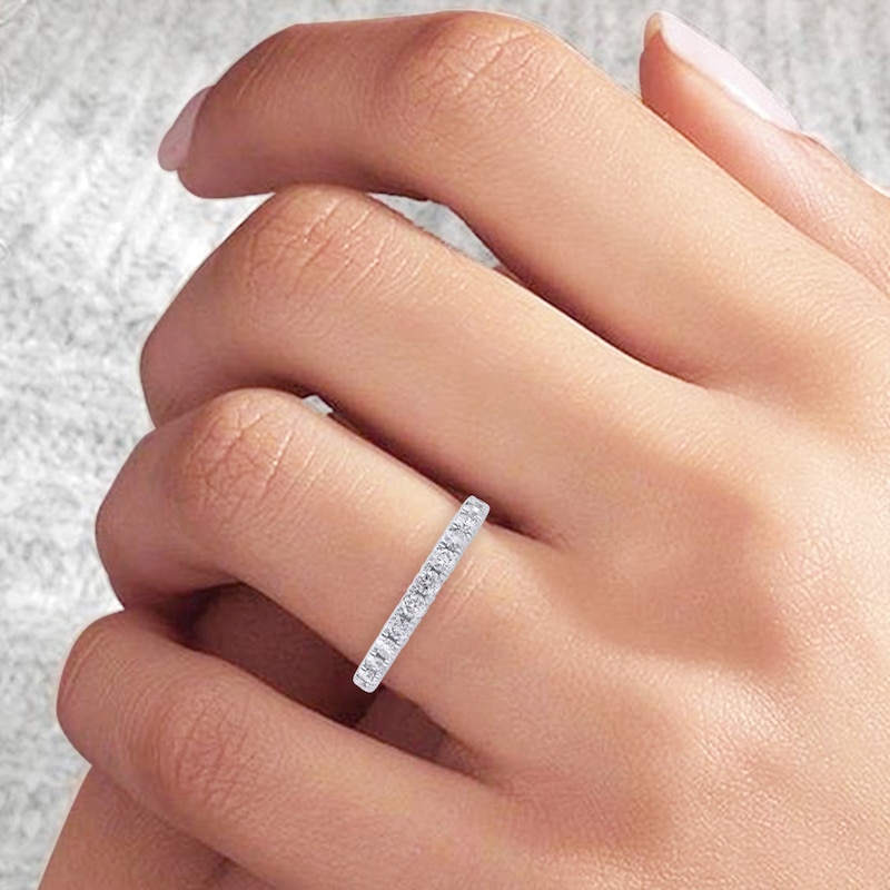 Main Image 2 of 1-1/2 CT. T.W. Diamond Eternity Band in 14K White Gold