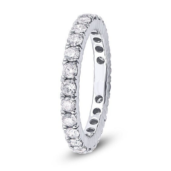 1-1/2 CT. T.w. Diamond Eternity Band in 14K White Gold