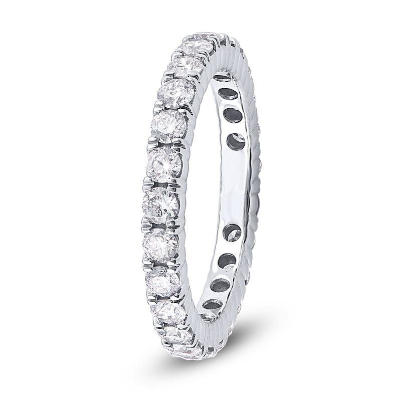Main Image 3 of 1-1/2 CT. T.W. Diamond Eternity Band in 14K White Gold