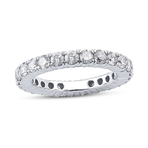 2-1/4 CT. T.w. Diamond Eternity Band in 14K White Gold