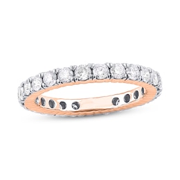 1-1/2 CT. T.W. Diamond Eternity Band in 14K Rose Gold