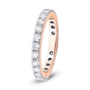 Thumbnail Image 3 of 1-1/2 CT. T.W. Diamond Eternity Band in 14K Rose Gold