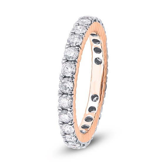 1-1/2 CT. T.w. Diamond Eternity Band in 14K Rose Gold