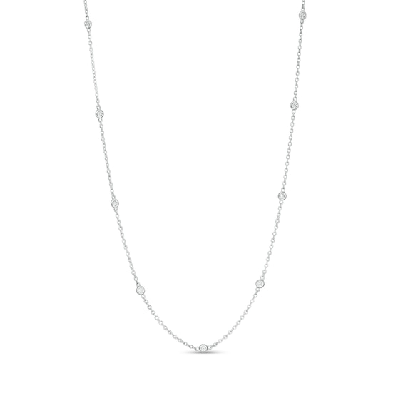 Diamond Alternatives By the Yard Necklace 100 Inches 14k Yellow Gold over Base Diamond Alternatives By the Yard Necklace 100 Inches 14k Yellow Gold over Base