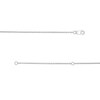 Thumbnail Image 3 of 1/5 CT. T.W. Diamond Station Necklace in 10K White Gold