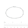 Thumbnail Image 4 of 1/5 CT. T.W. Diamond Station Bracelet in 10K White Gold - 7.25"