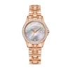 Thumbnail Image 1 of Ladies' Citizen Eco-Drive® Silhouette Crystal Accent Rose-Tone Watch and Bangle Bracelet Box Set (Model: EW1847-60Y)