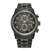 Thumbnail Image 1 of Men's Citizen Eco-Drive® Nighthawk Black IP Chronograph Watch with Green Camouflage Dial (Model CA0805-53X)