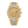 Thumbnail Image 2 of Men's Citizen Eco-Drive® Crystal Accent Gold-Tone Watch and Link Chain Bracelet Box Set (Model: CA0752-66P)