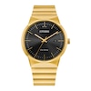 Thumbnail Image 0 of Men's Citizen Eco-Drive® Axiom Gold-Tone Watch with Black Dial (Model: BM7582-56E)