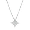 Thumbnail Image 1 of 1/6 CT. T.W. Diamond North Star Pendant in 10K White Gold